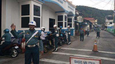 Sambut HUT Ke-79 Pomal Tahun 2025, Denpomal Lanal Tarempa Gelar Ops Gaktib dan Ops Yustisi