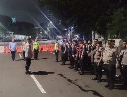 Polsek Sawah Besar Gelar Apel Rayonisasi Bersama Polsek Metro Gambir