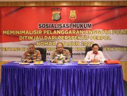 Sosialisasi Penyuluhan Hukum Meminimalisir Pelanggaran Anggota Polri melalui Perpol Nomor 7 Tahun 2022