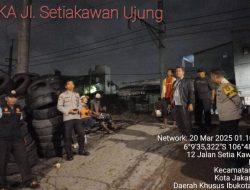 Polsek Metro Gambir Gelar Patroli Dialogis di Wilayah Roxy untuk Antisipasi Gangguan Kamtibmas
