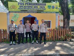 Polsek Sawah Besar Gelar Apel Kesiapsiagaan di Pos Pam Operasi Ketupat Jaya 2025
