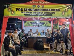 Patroli Cipta Kondisi Antisipasi Gangguan Kamtibmas di Wilayah Hukum Polsek Johar Baru