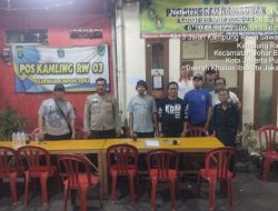 Malam Ramadhan Aman, Polsek Johar Baru Lakukan Pengamanan Ketat di Pos Singgah