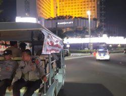 Polsek Metro Menteng Laksanakan Patroli Cipta Kondisi Antisipasi Gangguan Kamtibmas Di Kawasan Bundaran HI