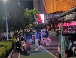 Kanit Intelkam Menteng Pimpin Patroli Cipta Kondisi Di Kawasan Bundaran HI