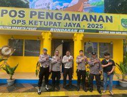 Pengamanan Pos Pam Ketupat Jaya 2025 Di Bundaran HI, Antisipasi Gangguan Kamtibmas Pasca Lebaran