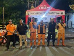 Patroli Cipta Kondisi Menteng Kontrol Perbatasan Menteng Tenggulun, Pastikan Situasi Kondusif