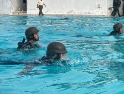Danlanal Bintan Pimpin Renang Militer Untuk Tingkatkan Profesionalisme Prajurit