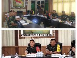 Dandim 1501/Ternate Paparkan Progres TMMD Kepada Tim Wasev