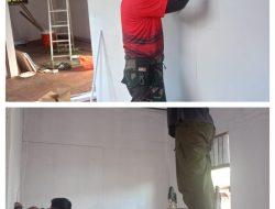 Hari Ini, Sasaran 5 Pembangunan Rumah Tipe 36 TMMD 124 Kodim 1710/Mimika Sudah Tahap Pemasangan Instalasi Listrik