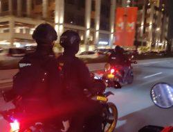 Patroli Malam Tim Brimob Batalyon D Pelopor di Kabupaten Bekasi