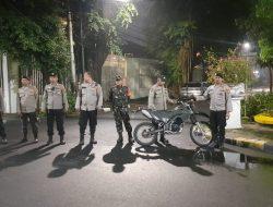 Patroli Cipkon Menteng Pantau Kamtibmas, di Perempatan Jalan Teuku Umar 