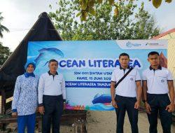 Danlanal Bintan Hadiri Acara Coastal Cleaning Up Ocean Literasea