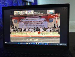 Dukung Program Pemberantasan Narkoba, Danlanal Dabo Singkep Ikuti Acara Pemusnahan Barang Bukti 2 Ton Sabu