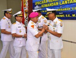 Komandan Lantamal I Hadiri Sertijab Danlantanal XII 