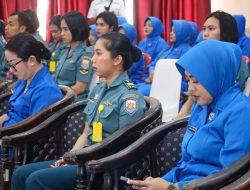Danlantamal IX Beserta Ketua Korcab IX, Pengurus dan Anggota Jalasenastri Korcab IX DJA III Terima Pengarahan Secara Virtual Dari Pembina Gabungan Jalasenastri Armada RI