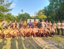 Paspotmar Lanal Bintan Membuka Kegiatan Perkemahan Wirakarya Satuan Karya Bakti Husada II di Bintan