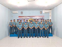 Penyerahan Jabatan Dandenpomal Lanal Simeulue Kepada Danlanal Simeulue