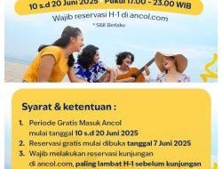 Masuk Ancol Gratis dalam Rangka HUT Jakarta ke-498