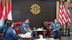 Siap Mendukung Tupoksi KSOP, Danlantamal IX Terima Courtesy Call Kepala KSOP Ambon di Mako Lantamal IX