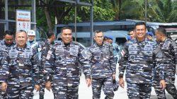 Pangkoarmada I Kunjungi Lanal TBA, Lepas 5.000 Bibit Ikan dan Apresiasi Prestasi Prajurit