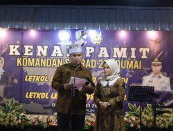 Jalin Sinergi dan Kekeluargaan, Danlanal Dumai Hadiri Acara Kenal-Pamit Komandan Satuan Radar 232 Dumai