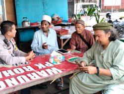 Bhabinkamtibmas Kebon Kosong Sambangi Pelaku Usaha Nasi Uduk dan Tokoh Agama