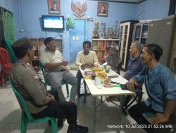 Bhabinkamtibmas Galur Sambangi Ketua RW dan RT, Imbau Warga Jaga Kamtibmas