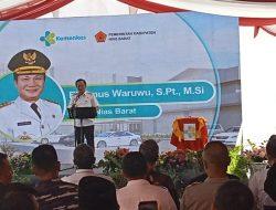 Danlanal Nias Hadiri Groundbreaking Rumah Sakit Pratama Nias Barat