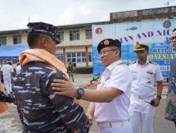 Satgas Patkor Indindo 44/25, KRI Lambung Mangkurat-374 Disambut Dengan Hangat di Kepulauan Andaman