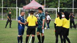 Tingkatkan Sinergitas dan Kebersamaan, Gubernur Sumut dan Komandan Lantamal I Ikuti Pertandingan Sepak Bola Persahabatan