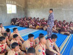 Bina Karakter Pelajar, Lanal Bintan Berikan Pelatihan Disiplin dan Wawasan Kebangsaan