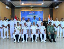 Patkor Indindo 44/25 Berakhir, TNI Angkatan Laut Sambut Kedatangan Dua Kapal Perang India di Kota Belawan