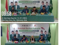 DPW K-Sarbumusi DKI Jakarta Sosialisasikan BPJS Kesehatan Bertema Sekolah Serikat Pekerja