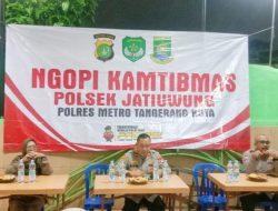 Polsek Jatiuwung Gelar Ngopi Kamtibmas Bersama Warga RW 08 Kelurahan Gembor