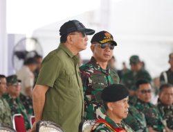 Panglima TNI dan Menhan RI Tinjau Geladi Bersih Upacara Gelar Pasukan Operasional dan Kehormatan Militer