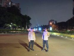 Patroli Strong Point di Kemayoran, Polisi Pastikan Situasi Aman