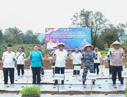 Sinergi Kodaeral IX Ambon, Pemerintah Daerah, dan Lintas Iinstansi Dorong Ketahanan Pangan Melalui Gerakan Tanam Serentak Cabai dan Kedelai