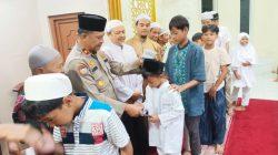 Sambut HUT ke-80 RI, Polres Metro Jakarta Pusat Gelar Subuh Keliling, Pengajian, dan Santunan Anak Yatim