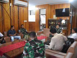 Dandim 1710/Mimika Terima Kunjungan Silaturahmi Kepala Koordinator SPPI Wilayah Papua Tengah Program MBG