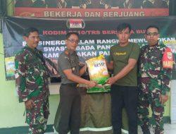 Danramil Rajeg Gelar Gerakan Pangan Murah, Warga Sambut Antusias