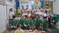 Doa Bersama dan Santunan Anak Yatim, Polsek Metro Gambir Mohon Kelancaran Pengamanan Aksi Unjuk Rasa