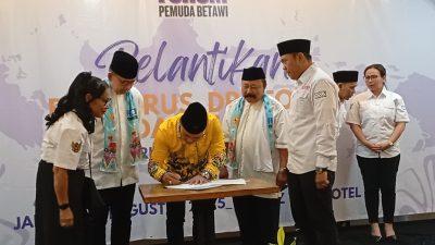 Sah, H. Cahyadi Habibie Dilantik Menjadi Ketum Forum pemuda Betawi 2000