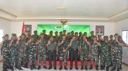 Dandim 1710/Mimika Pimpin Acara Tradisi Korps Pindah Satuan dan Purna Tugas