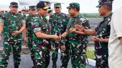 Panglima TNI Dampingi Menhan RI Tinjau Latihan Puncak Super Garuda Shield di Baturaja