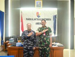Dankodaeral IX Ambon Laksanakan Courtesy Call Ke Lanud Pattimura