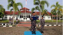 Tingkatkan Jiwa Nasionalisme, Lanal Bengkulu Laksanakan Upacara Penaikan Bendera Merah Putih