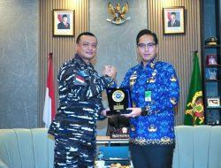 Perkuat Sinergitas, Komandan Kodaeral I Laksanakan Courtesy Call Ke Walikota Medan