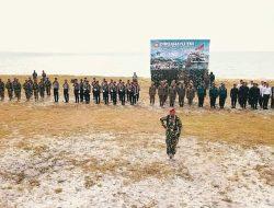 Lanal Dabo Singkep Hadiri Upacara HUT Ke-80 TNI di Puslatpurmar 9 Dabo Singkep