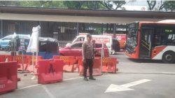 Anggota Polsubsektor Merdeka Barat lakukan sambang dan patroli di area parkir IRTI Monas
